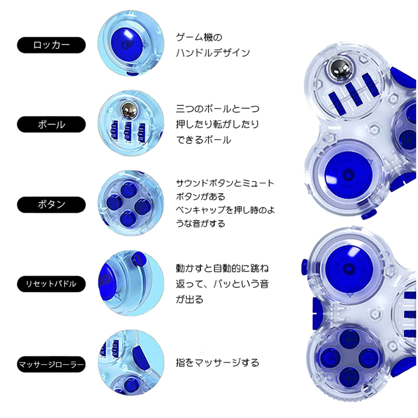 フィジェットトイ Amazon | QOOLBUY ミニフィジェットトイキューブ 本物のフィ